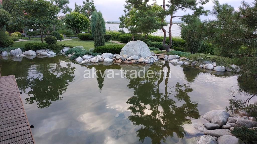 Искусственный водоем в саду