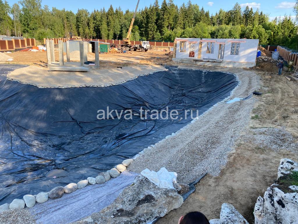 Фонтан с подсветкой