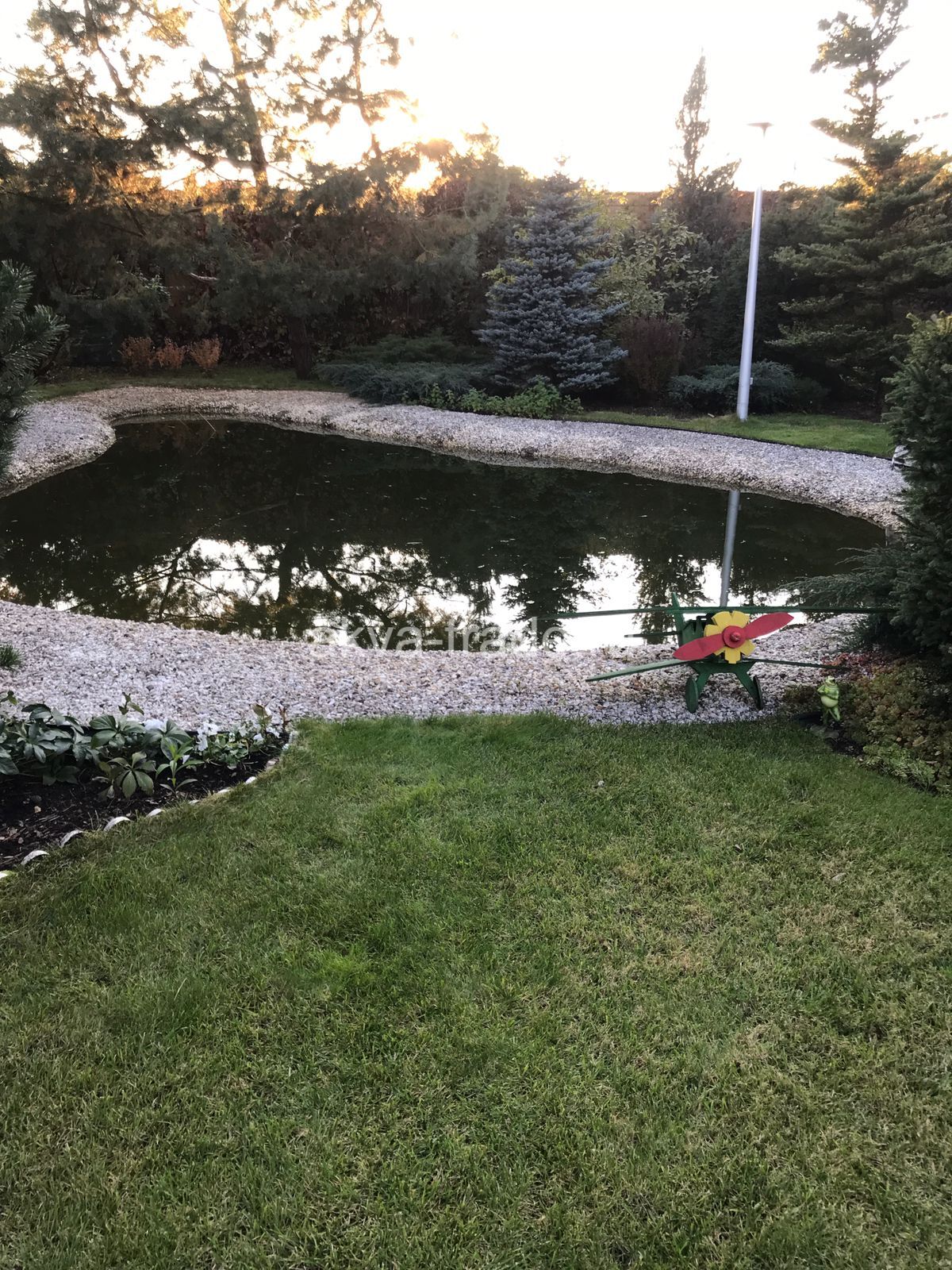 Водоем вечером