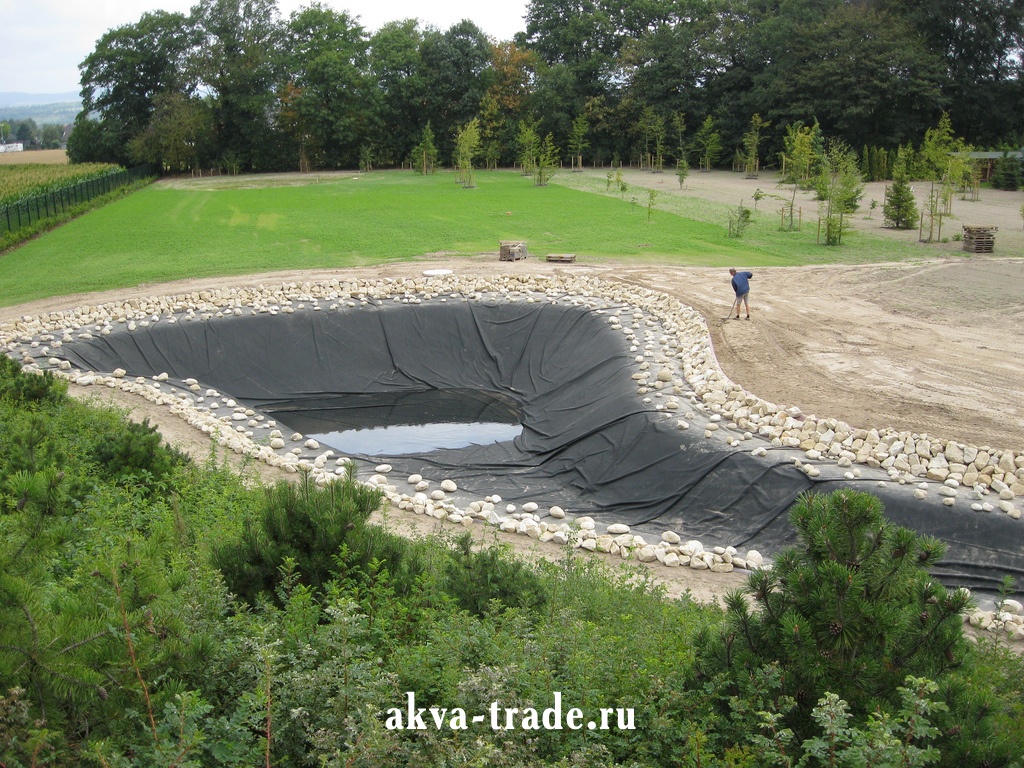 Роль габионов при строительстве искусственного пруда на даче