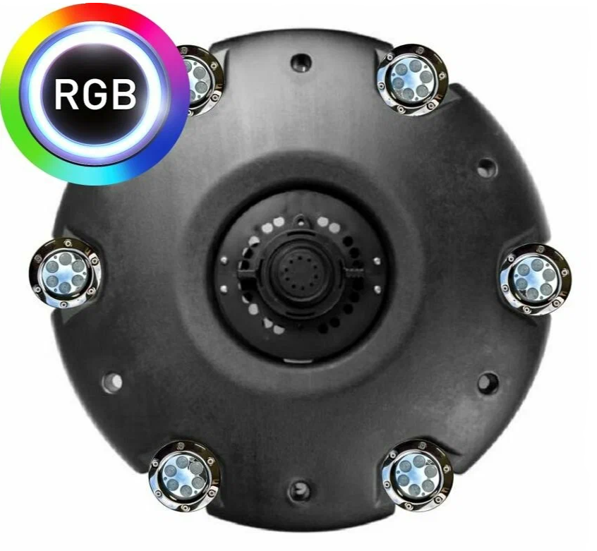 Плавающий фонтан - аэратор FJ 600 FULL RGB Wi-Fi Jebao