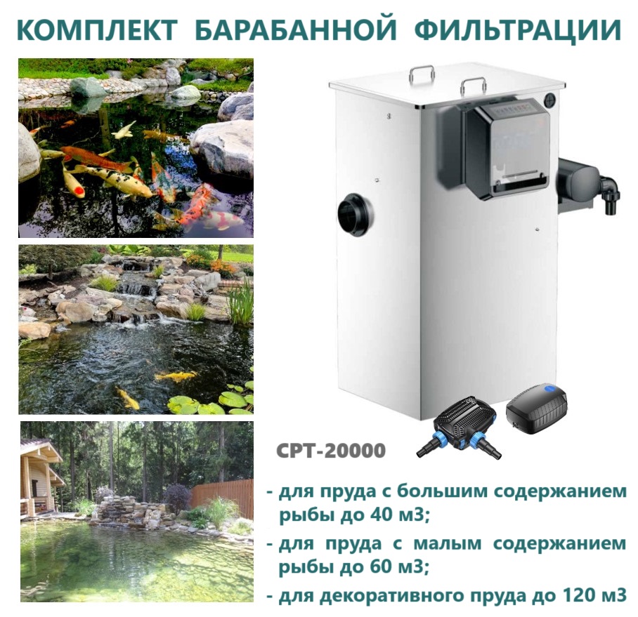 Комплект комбинированной фильтрации CPT 20000 SUNSUN